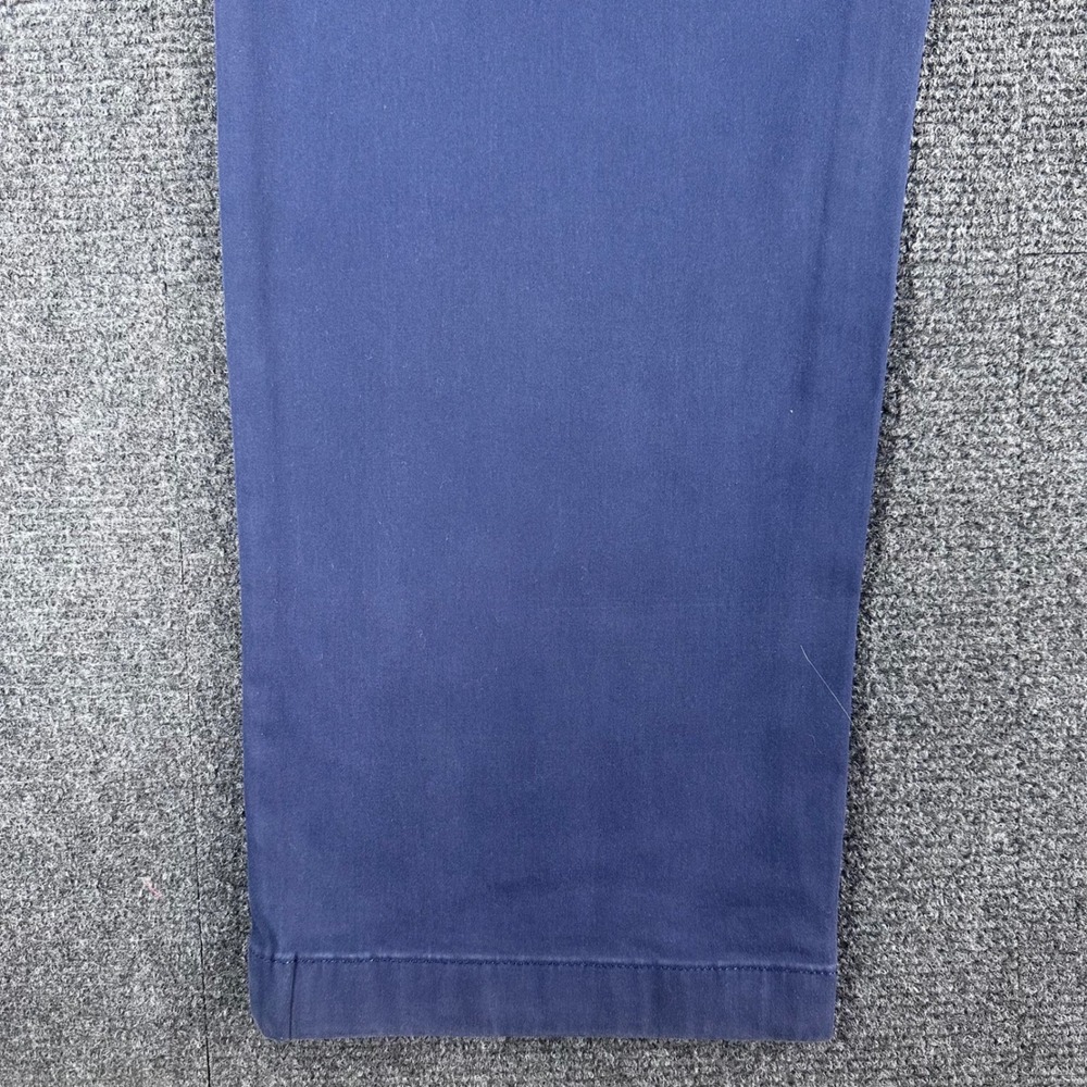 Tommy Bahama Chino Pants Mens 42x30 Navy Blue Boracay Cotton Blend Casual Golf - Picture 12 of 16
